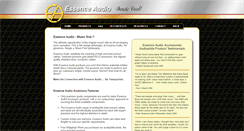 Desktop Screenshot of essenceaudio.com